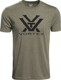 Vortex Logo Short Sleeve T-Shirt in Olive Drab Green